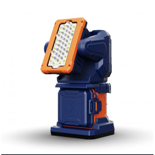 Lampe de travail LED panoramique et inclinable télécommandée PT-200