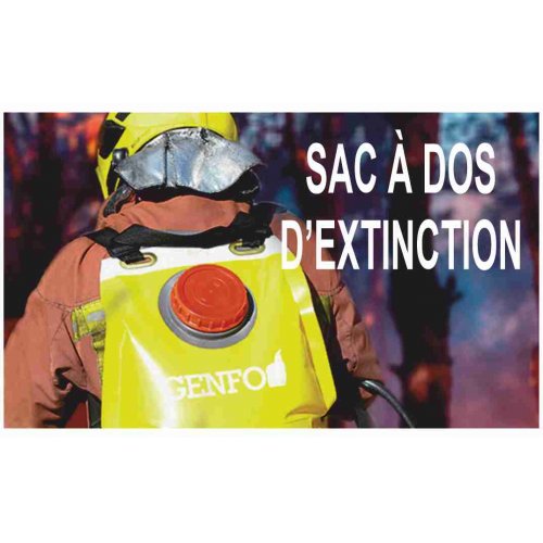 SAC A DOS D'EXTINCTION