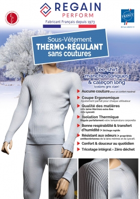  Découvrez notre nouveau Sous-Vêtement Thermo-Régulant sans coutures