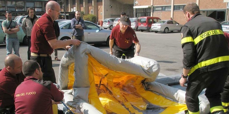 Les pompiers italiens font confiance aux solutions de décontamination LANCO 