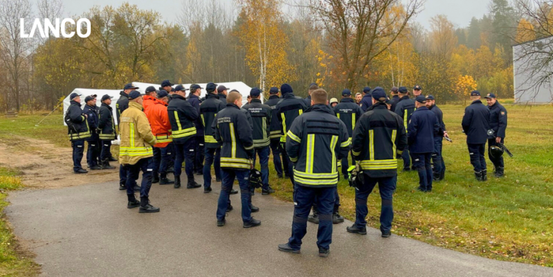 Les systèmes de décontamination LANCO équipent les sapeurs-pompiers lituaniens 