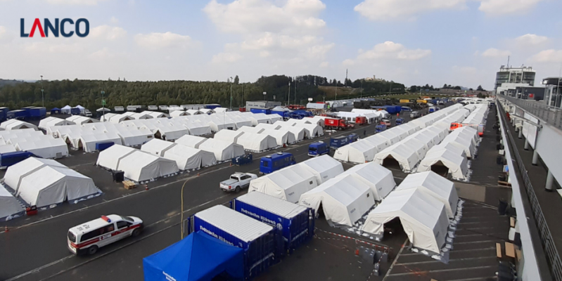 Les tentes aluminium 40 mm - un support précieux dans vos interventions d'urgence