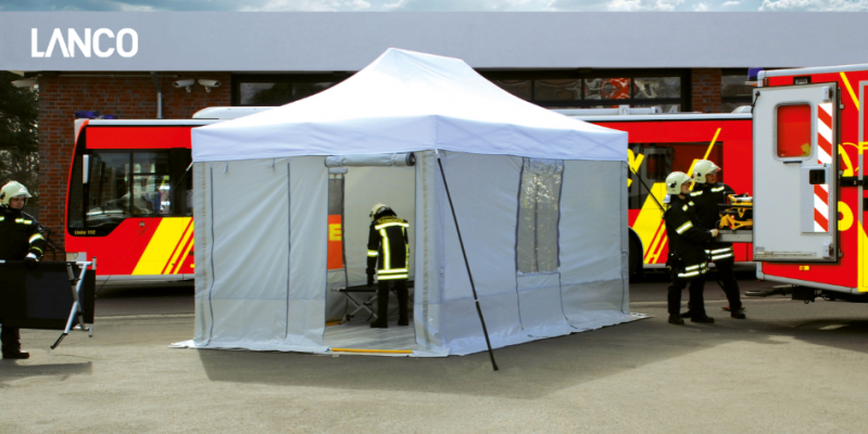 Les tentes FRZ de LANCO : La solution ultime pour les missions des pompiers 