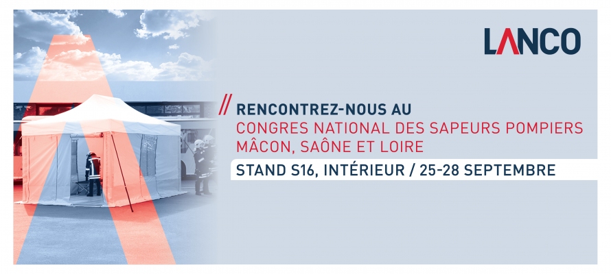 Rejoignez-nous au Congrès National des Sapeurs-Pompiers à Mâcon, 25 - 28 Septembre