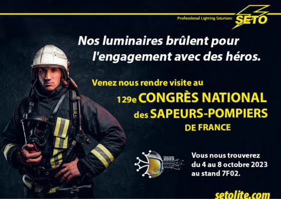 Venez nous rendre visite au 129e Congrès des Sapeurs Pompiers