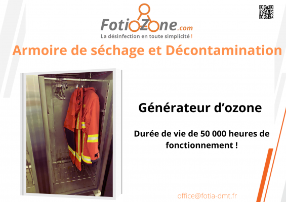 🧑‍🚒 Une armoire de séchage et de décontamination sans consommable !  🧑‍🚒