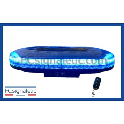 Mini rampe bleu magnétique autonome 326mm avec télécommande