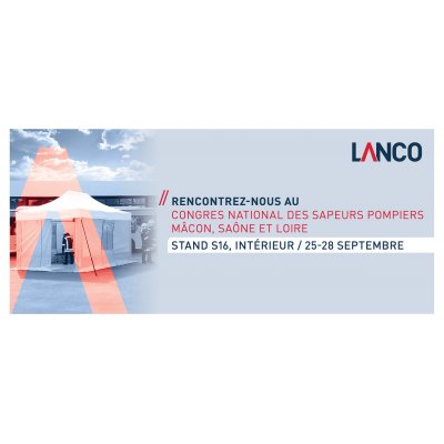 Rejoignez-nous au Congrès National des Sapeurs-Pompiers à Mâcon, 25 - 28 Septembre