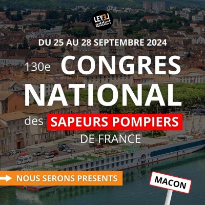 Venez nous rencontrer à Mâcon lors du 130em Congrès national des sapeurs-pompiers !